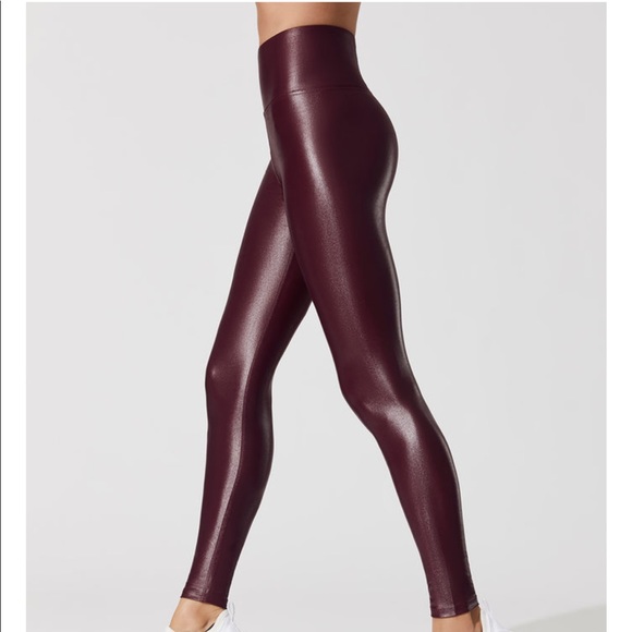 Wine colored Takara yoga pants size small - Picture 6 of 6